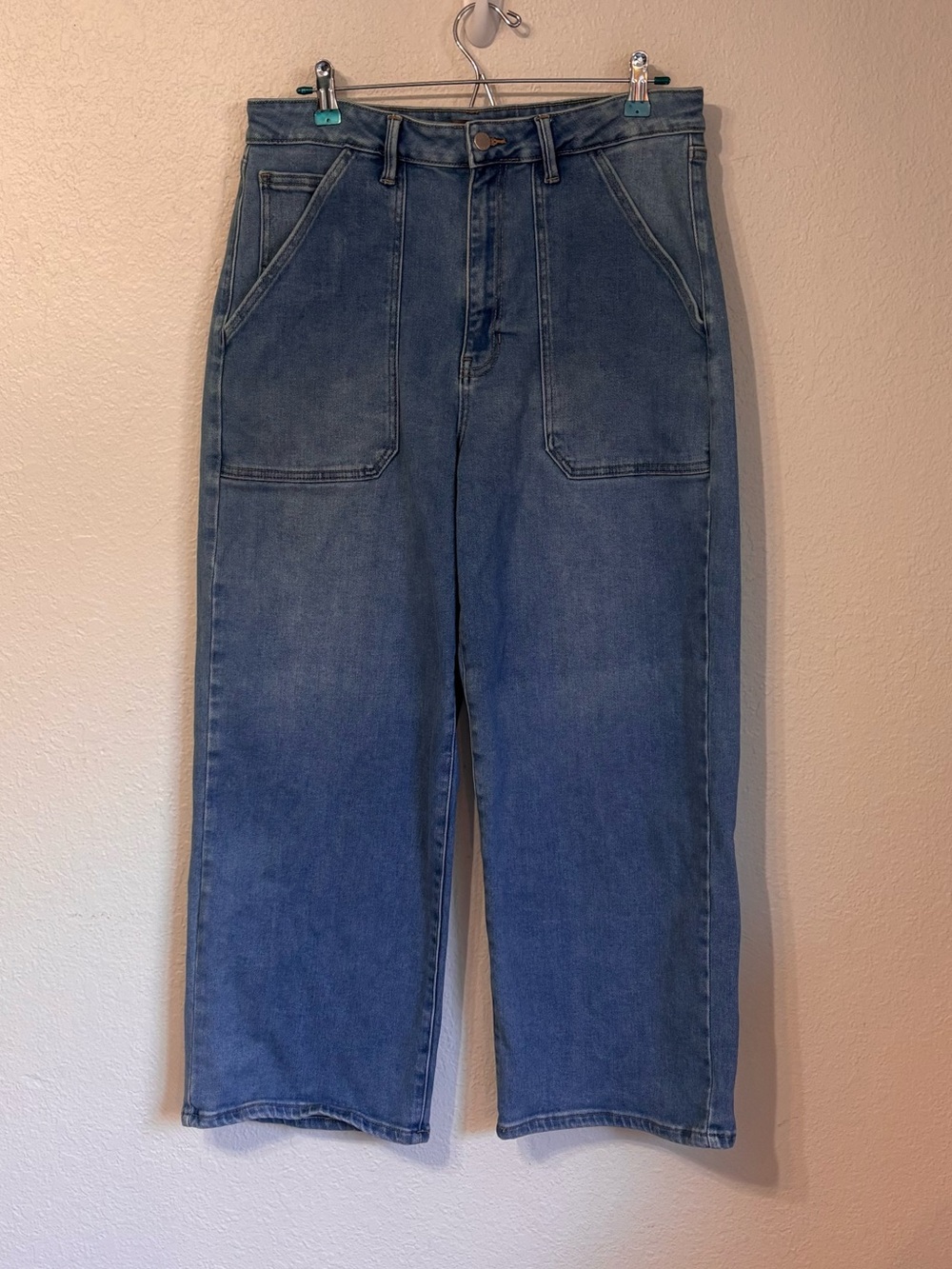 Just USA High Rise Wide Leg Jeans Size 14